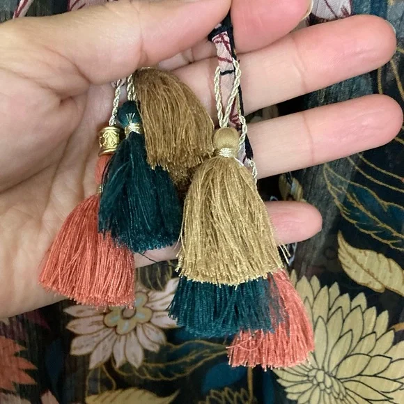 Democracy Multicolor Floral Sheer Blouse - Picture 3 of 3